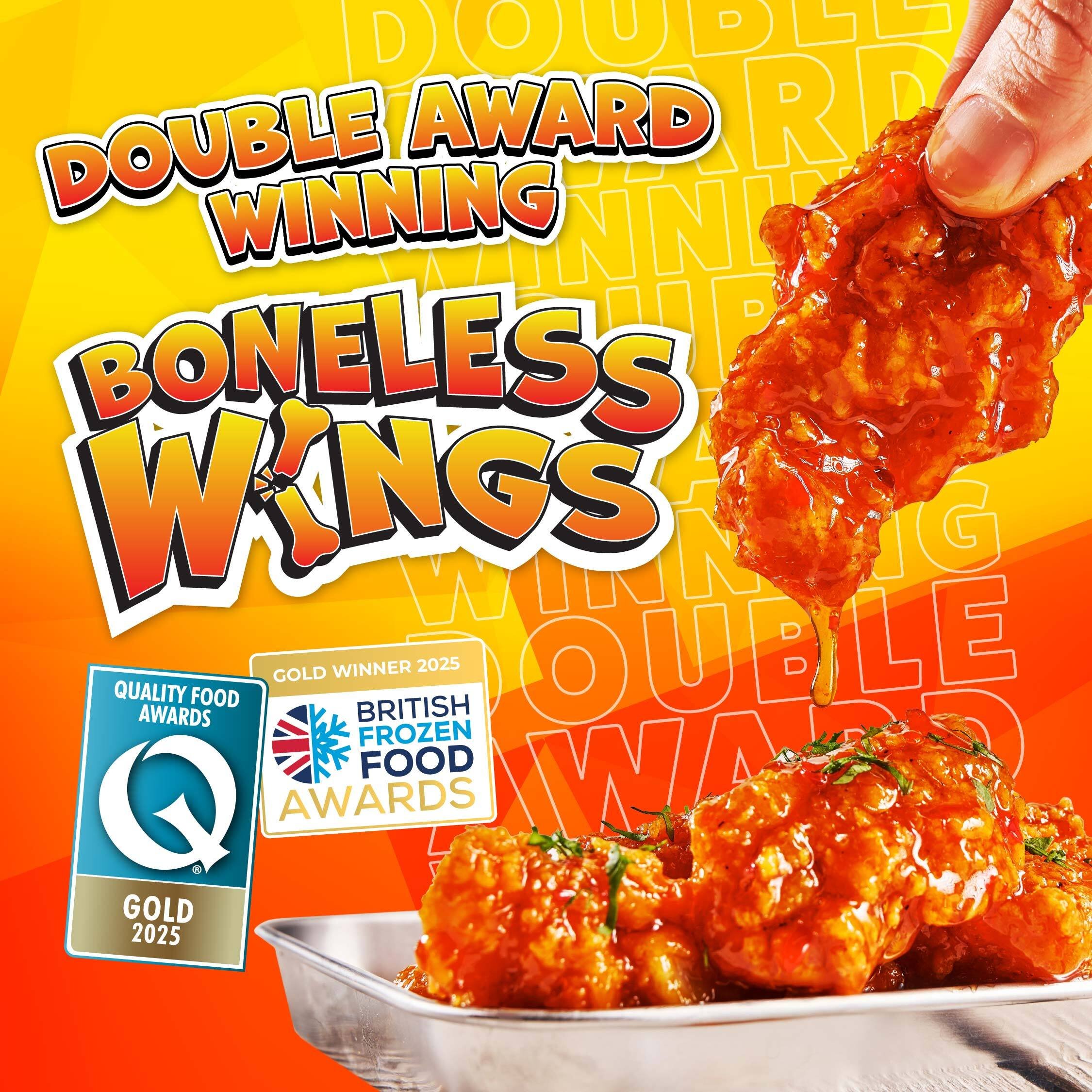 Double Award Winning Boneless Wings